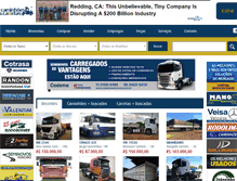 Tablet Screenshot of caminhoesecarretas.com.br